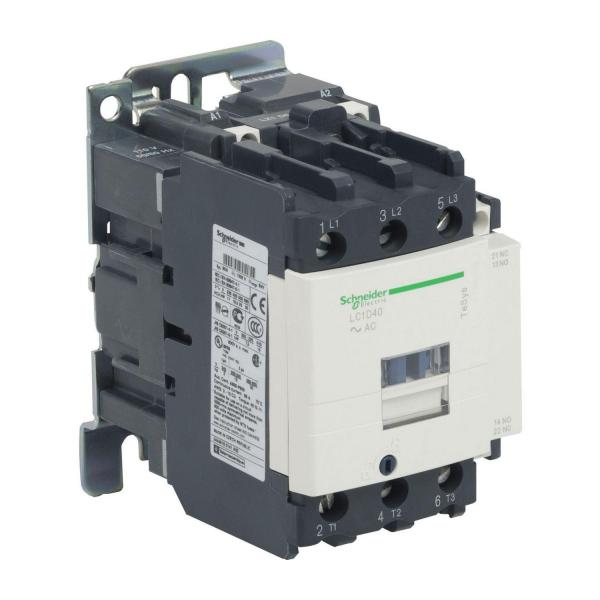 Контактор Schneider TeSys D, 3P, 3NO, 40A, 1NO+1NC, 220-230V AC