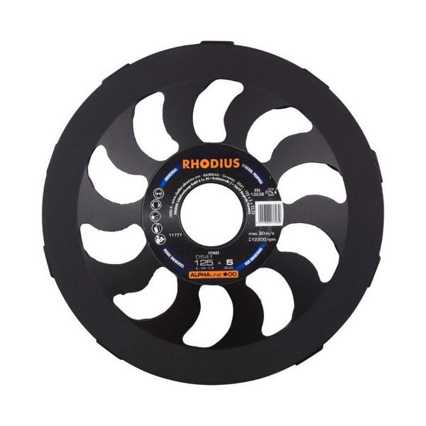 Диамантен диск за шлайфане на бетон едноредов Rhodius DS41 - ф 180х22.23 mm