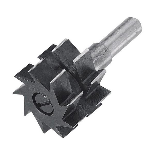 Фрезер за дърво профилен за перо Wolfcraft - ф 30х22 mm, ф 8 mm 