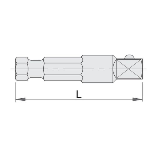 Адаптер Unior 188.10 - 1/4 - 3/8 inch