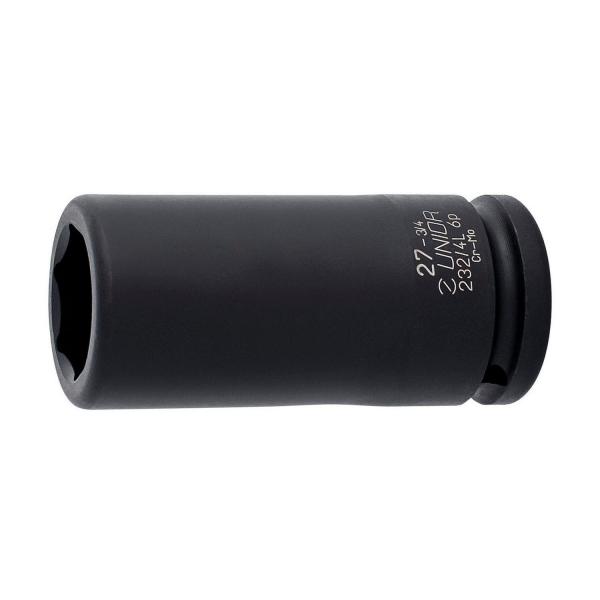 Ударна удължена вложка 6-стенна Unior 232/4L 6p - 3/4 inch, 36 mm