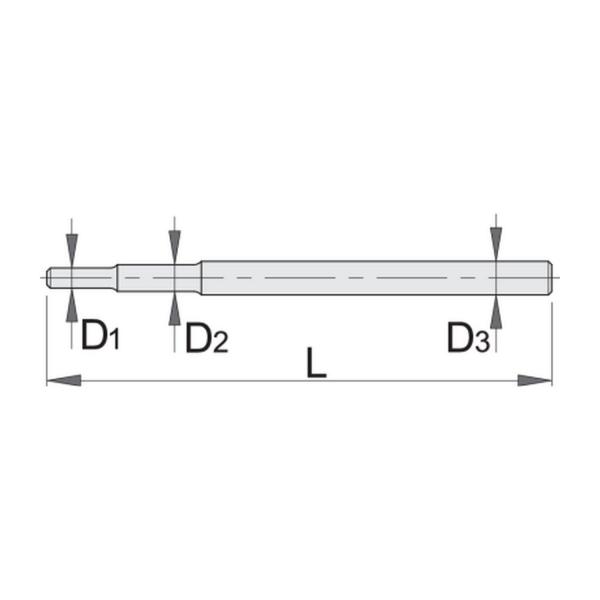 Върток за глухи ключове Unior 215.1/2 - 18х32 mm