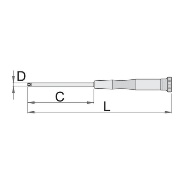 Отвертка за електроника Unior 621 E - T10x60 mm
