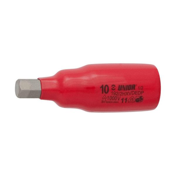 Вложка шестограм Unior 192/2 HX VDE - 1000 V, 1/2 inch, 5 mm