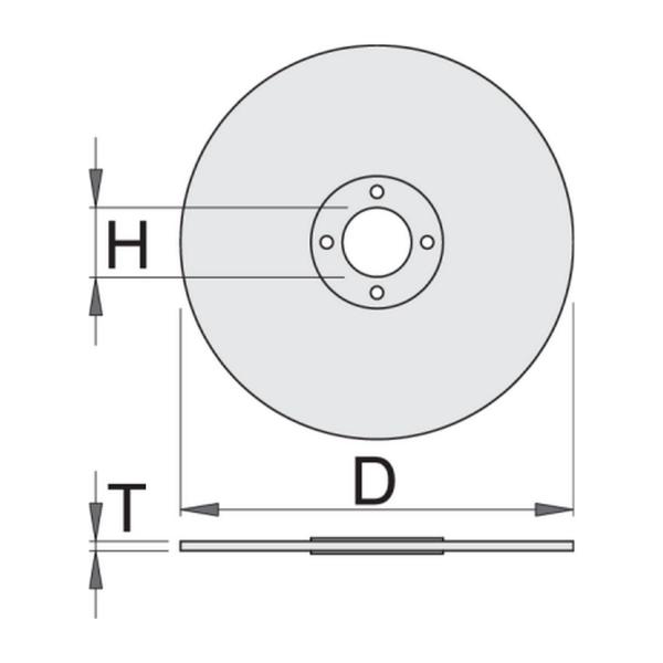 Диск за рязане на метал Unior 1200/1 - ф 230x3x22 mm