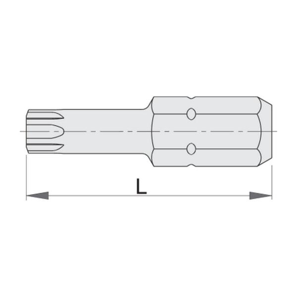 Накрайник Unior 6472 TIN C 6.3 - T20, 3 бр.
