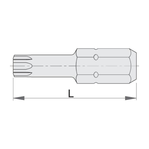 Накрайник с Torx профил Unior 6492 C 8 - T50, 3 бр.