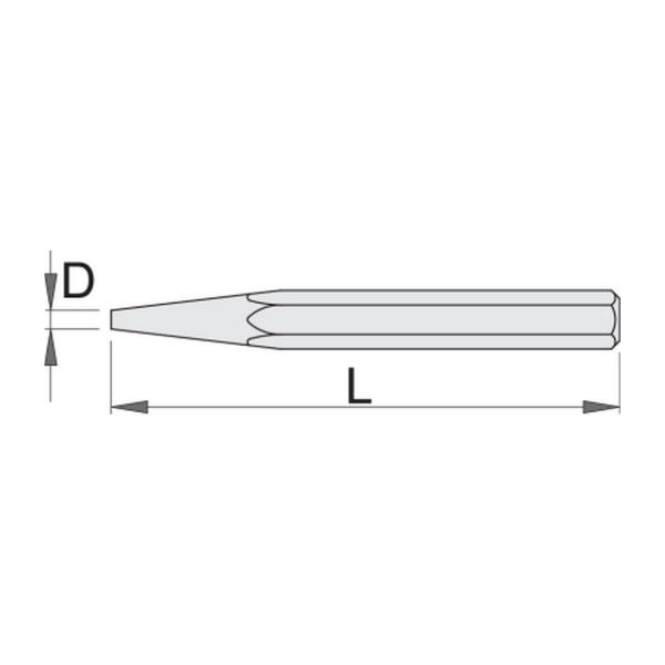 Конусовиден пробой Unior 640/6 - ф 4 mm