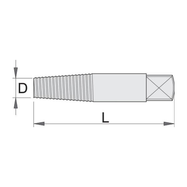 Екстрактор за болтове 3 Unior 778/4 - М8-М11