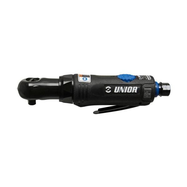 Пневматична тресчотка Unior 1532 - 3/8 inch, 200 об/мин, 54 Nm, 6.2 bar, 113 l/min, 1.8 m/s2, 79 dB, 0.5 kg