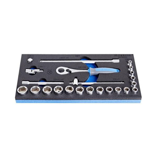 Комплект гедоре Unior 964/25 SOS - 3/8 inch, 23 бр.
