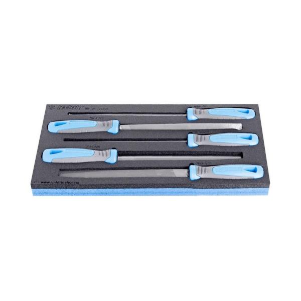 Комплект полуфинни пили в SOS подложка Unior 964/26 1/2 inch S SOS, 621082 - 5 броя