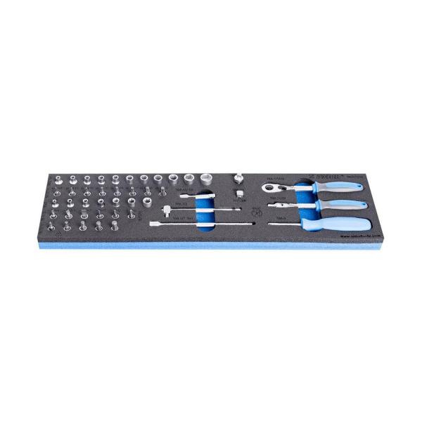 Комплект гедоре Unior 964 ECO 5 - 1/4 inch, 45 бр.