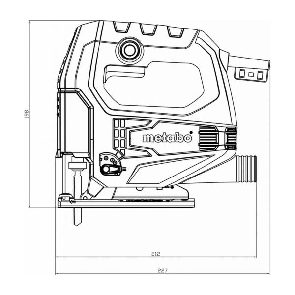 Прободен трион Metabo STEB 65 QUICK, 601030000 - 450 W, 600-3000 rpm