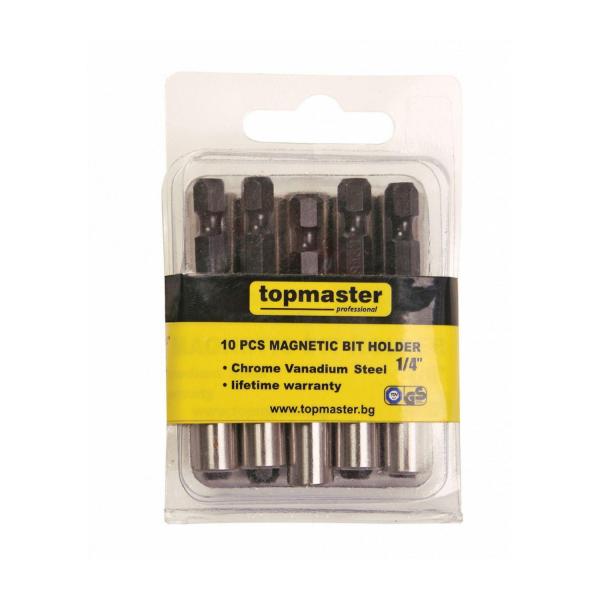 Магнитен държач за накрайници Topmaster Pro - 10 бр