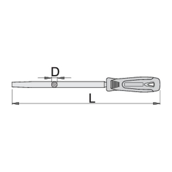 Кръгла пила с дръжка, полуфина Unior 763 H 1/2 S - 300 mm