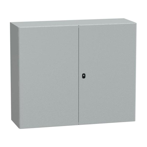 Метално табло за стенен монтаж без монтажна плоча с 2 врати Schneider S3D, NSYS3D101240D, IP66, 1000x1200x400 mm