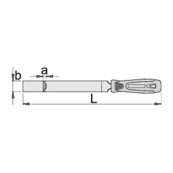 Полукръгла пила за дърво с дръжка Unior 768 H 1/2 S - 300 mm