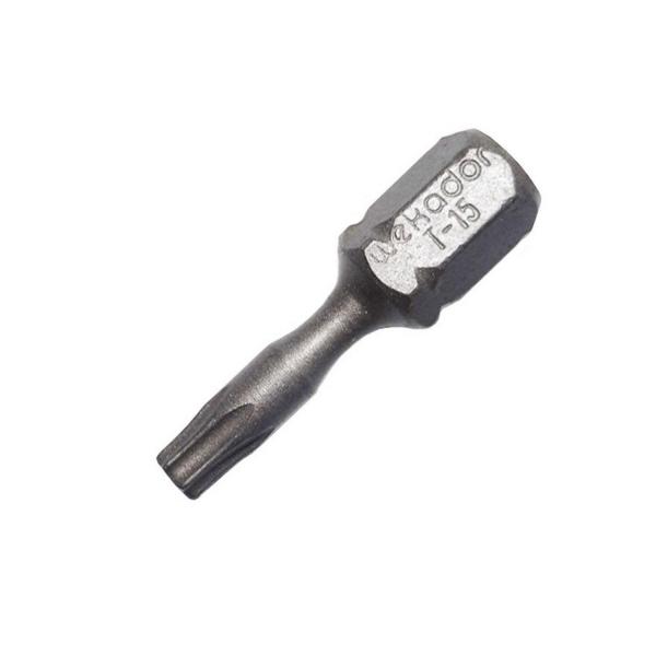 Накрайник бит TX Torx торсионен Wekador - TX 15x25 mm, 1/4 inch 