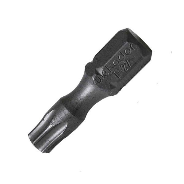 Накрайник бит TX Torx торсионен Wekador - TX 27x25 mm, 1/4 inch 