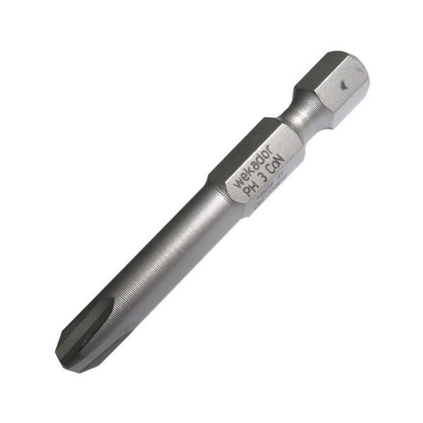Накрайник бит PH Philips кръстат Wekador PH 3, 50 мм, 1/4 