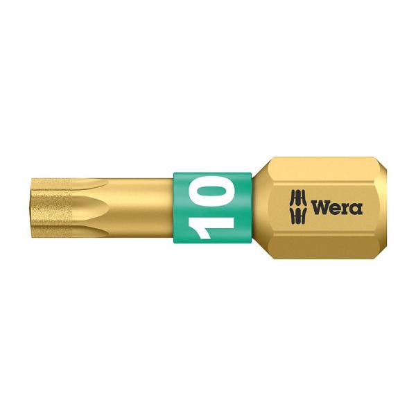 Накрайник бит TX Torx торсионен Wera 867/1 BDC - TX 10x25 mm, 1/4 inch