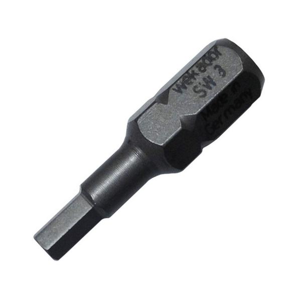 Накрайник бит SW външен 6-стен Wekador - SW 3х25 mm, 1/4 inch 