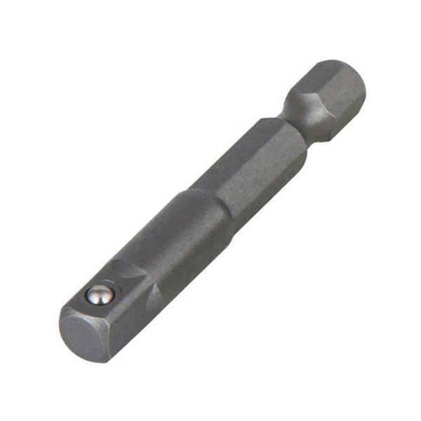 Адаптор за вложка към винтоверт квадрат - шестостен Wolfcraft - 1/4-1/4 inch, 50 mm 