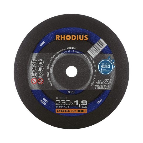 Карбофлексов диск за рязане на метал Rhodius XT67 - ф 230х1.9х22.23 mm