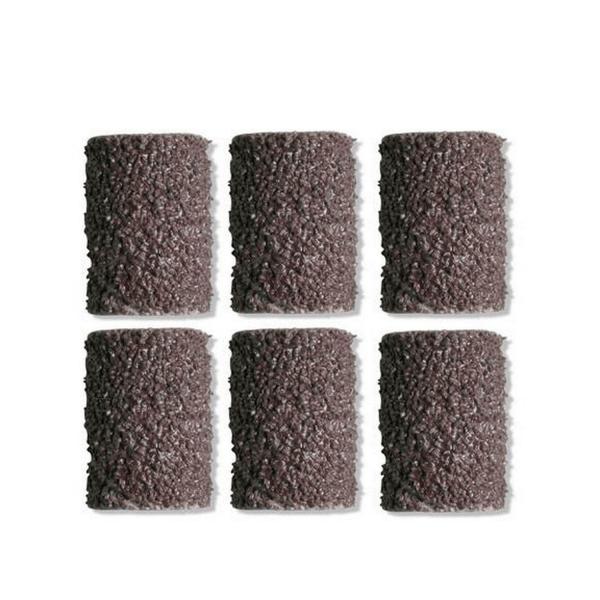 Шкурка за прав шлайф Dremel 431 - ф 6.4 mm, Р60, 6 бр.
