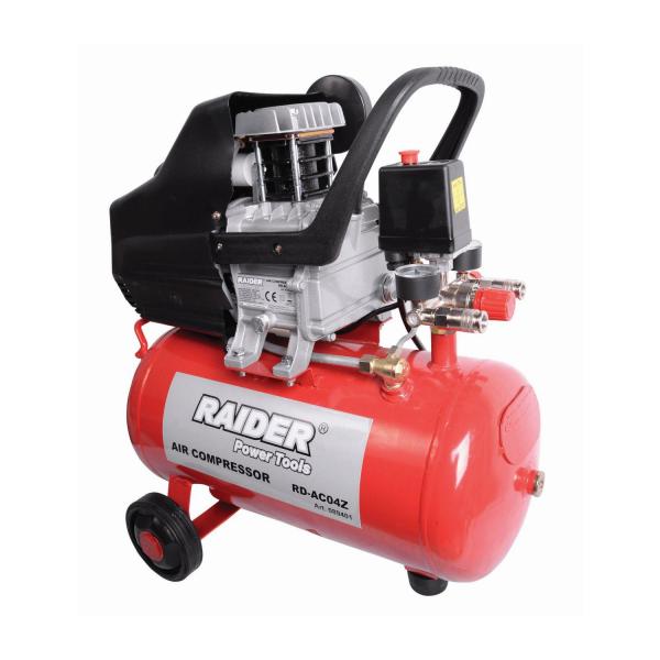Компресор Raider Power Tools RD-AC04Z - 1500 W, 195 l/m, 24 l
