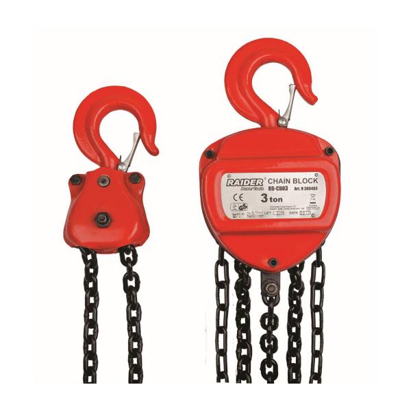 Лебедка с верига Raider RD-CB03 - 3 ton, 3 m
