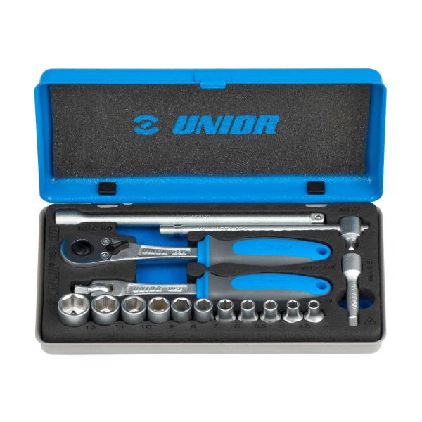 Комплект гедоре Unior 188 BI - 1/4 inch, 4-13 mm, 16 бр. - 611996
