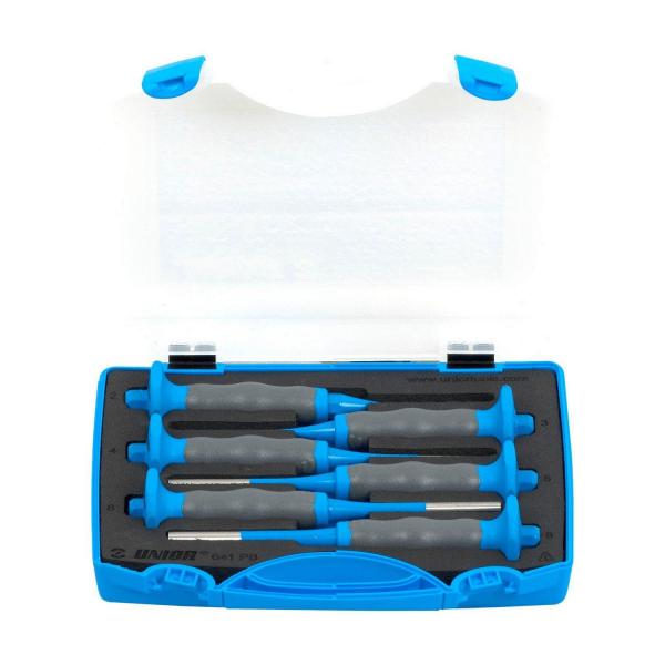 Комплект цилиндрични пробои Unior 641/6 HS PB, 620066 - 2-8 mm, 6 броя
