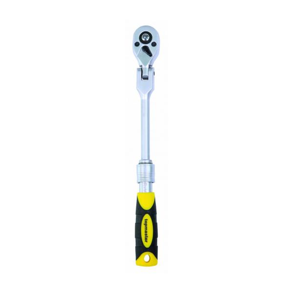 Тресчотка с телескопична дръжка Topmaster Pro - 1/2 inch, z 72, 185-235 mm