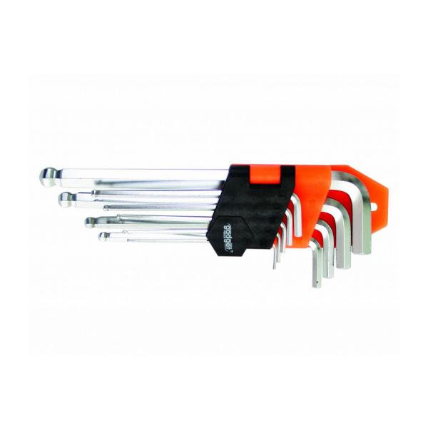 Комплект къси шестограми с топче Gadget - 1.5-10 mm, 9 бр