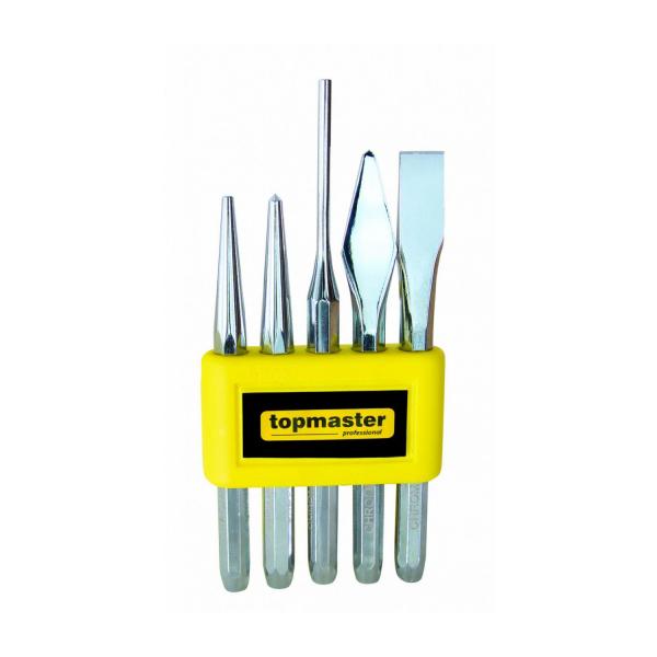 Комплект пробои и секачи Topmaster - 5 бр