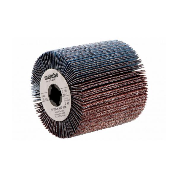 Ламелна шлифовъчна ролка Metabo 623481000 за SE 17-200, SE 12-115 - 105х100 mm, P180