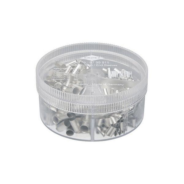 Комплект кабелни накрайници за кримпване Knipex - 4-6 mm2, 350 бр. 