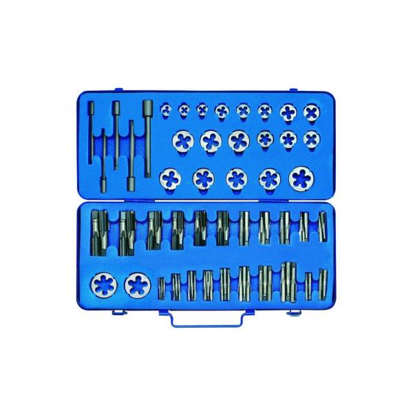 Комплект метчици и плашки Bucovice 310 201 - М4-20х1.5 mm, 47 бр.