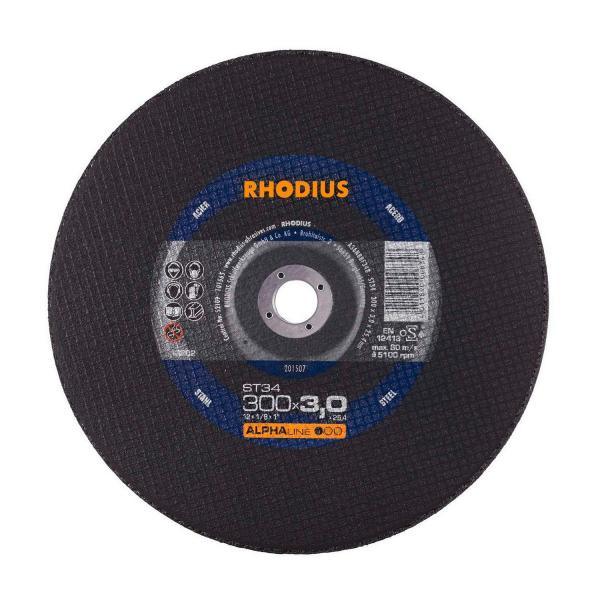 Карбофлексов диск за рязане на метал Rhodius ST34 - ф 300х3х25.4 mm