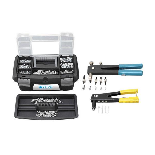 Комбинирана нитачка Fervi S018 - 2.4-4.8 mm, M3-М8