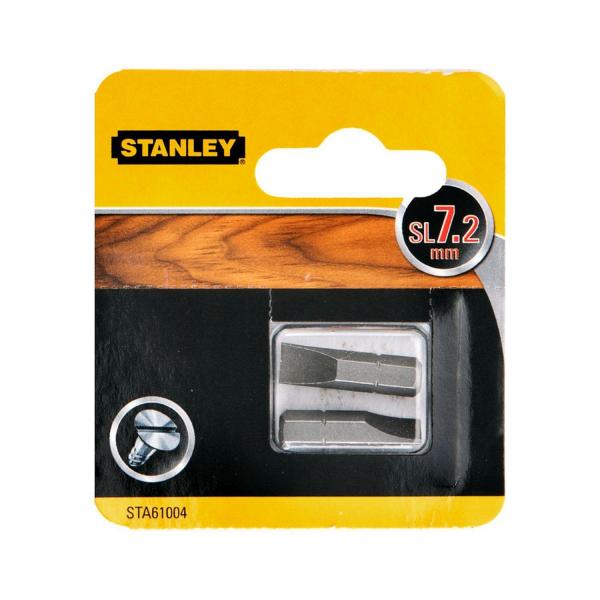 Комплект битове Stanley STA61004 - SB 1.2x7.2 mm, 25 mm, 1/4 inch, 2 бр.