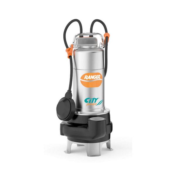 Потопяема дренажна помпа за фекалнa и мръсна вода City Pumps RANGER 10/35, 48SEV9100A - 750 W, 24000 l/h, 10-2 m, 1 1/2 inch