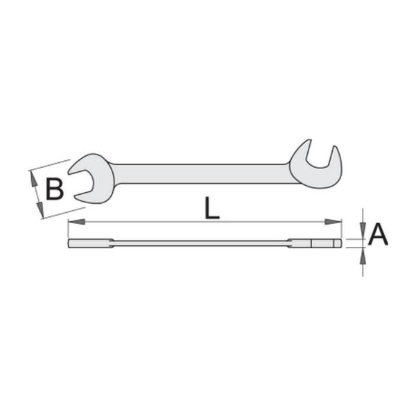 Гаечен ключ - електричарски Unior 114/2 - 4 mm