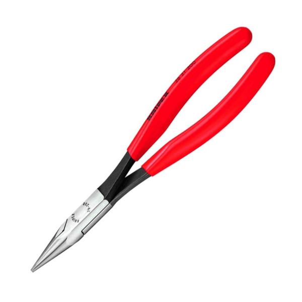 Телефонни островърхи удължени и извити клещи с изолация Knipex 28 21 200 - 200 mm