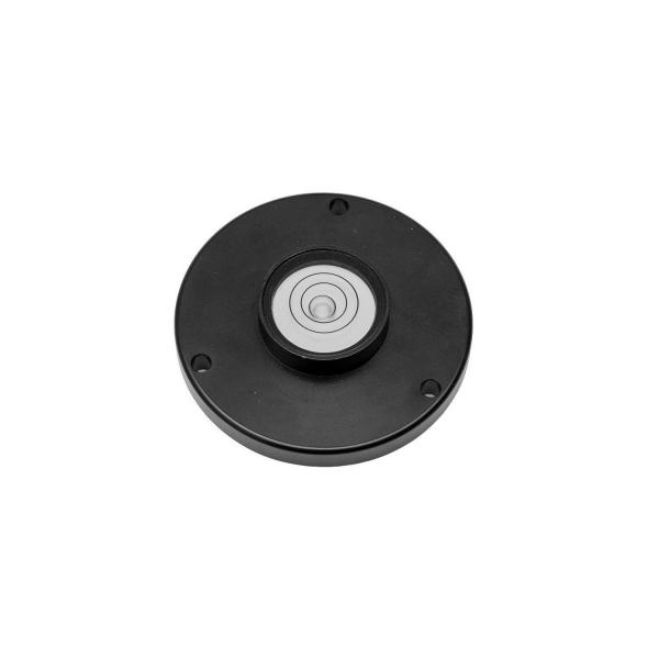 Кръгъл нивелир с отвори за монтаж KINEX - Black D35