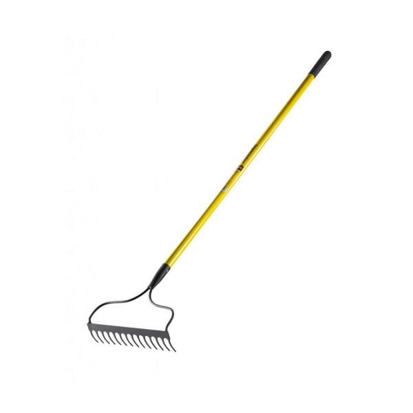Гребло с дръжка от фибростъкло Topmaster Pro - 14 зъба, 1400 mm 