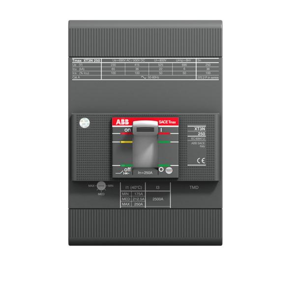 Прекъсвач ABB XT3 250 TMD250-2500 – 3 P, 250 A