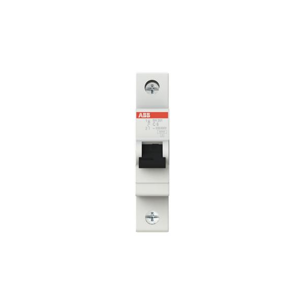 Автоматичен прекъсвач ABB SH201-C6 – 1 P, 6 A, 6 kA